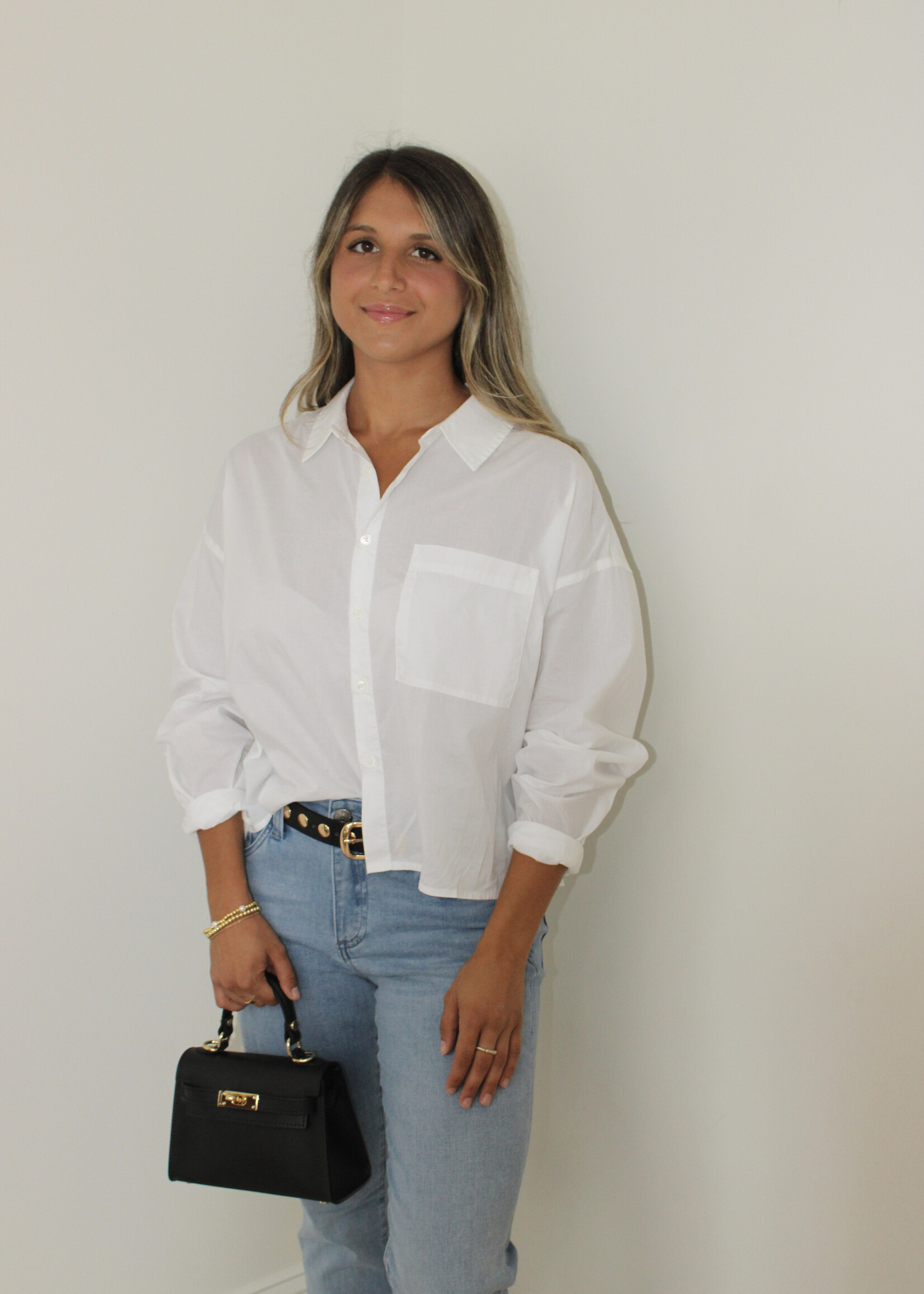Adrianna Button Up Top