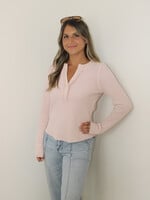 Covin Waffle Knit Top