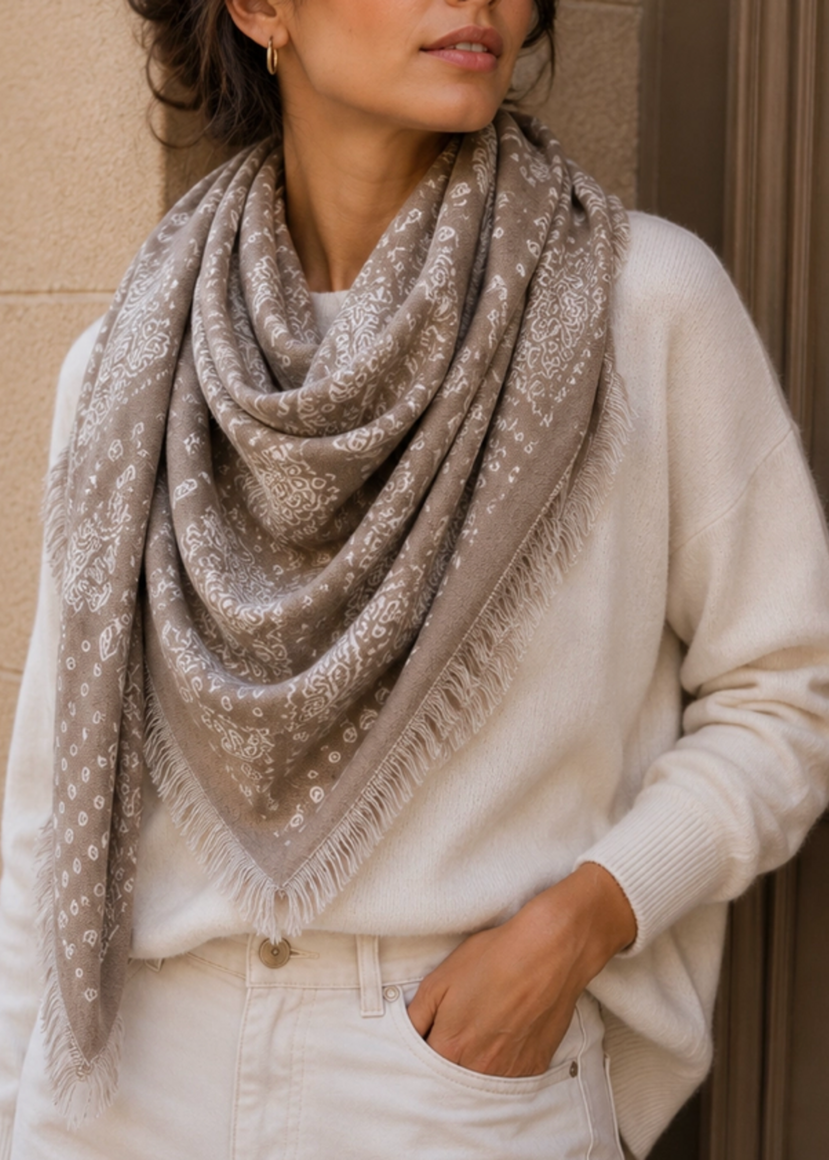 Triangle Paisley Scarf