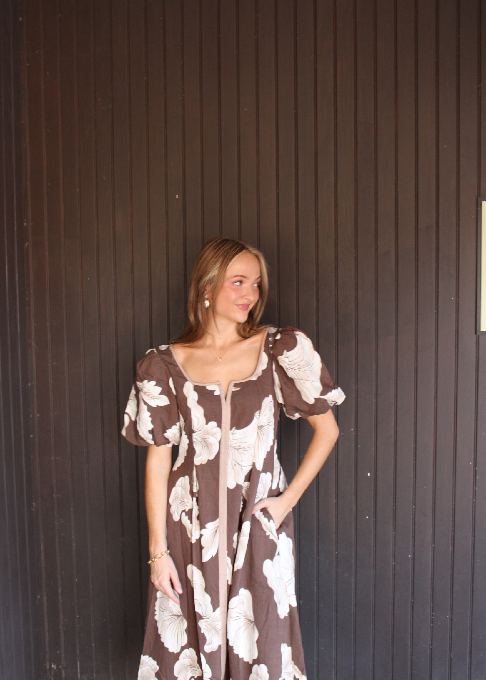 Alessi Floral Maxi  Dress