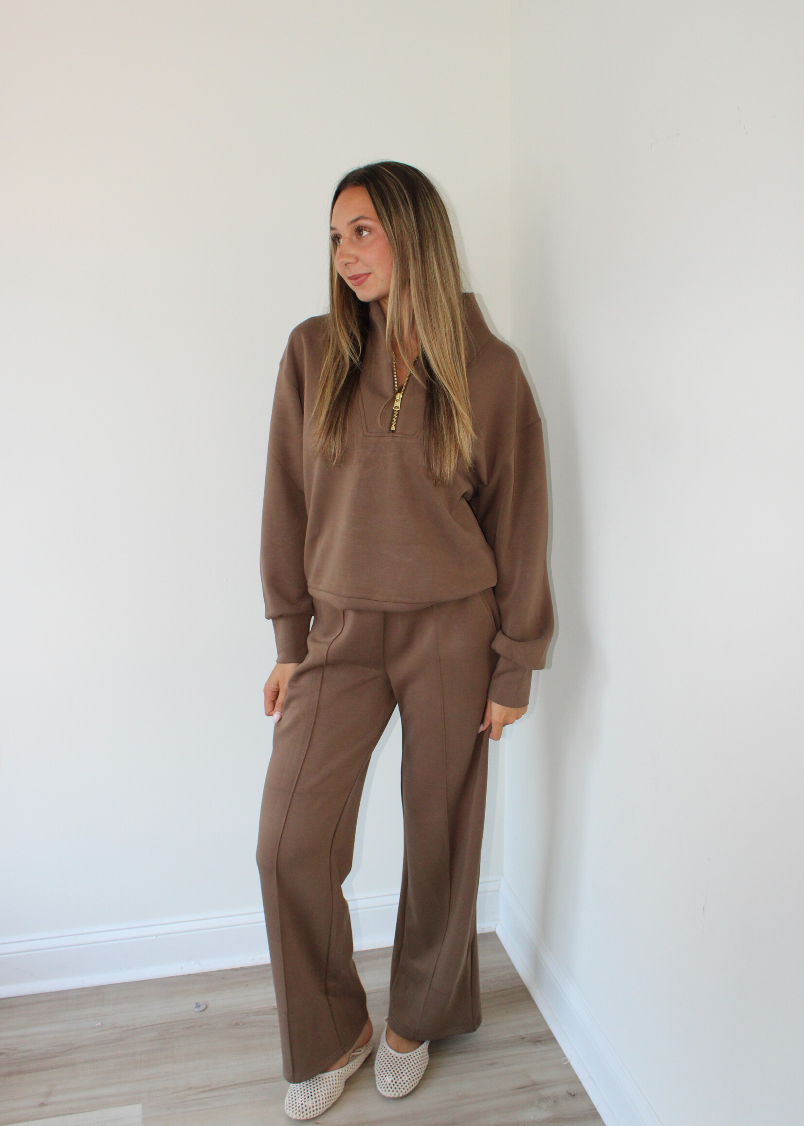 Peggy 3/4 Zip Pullover