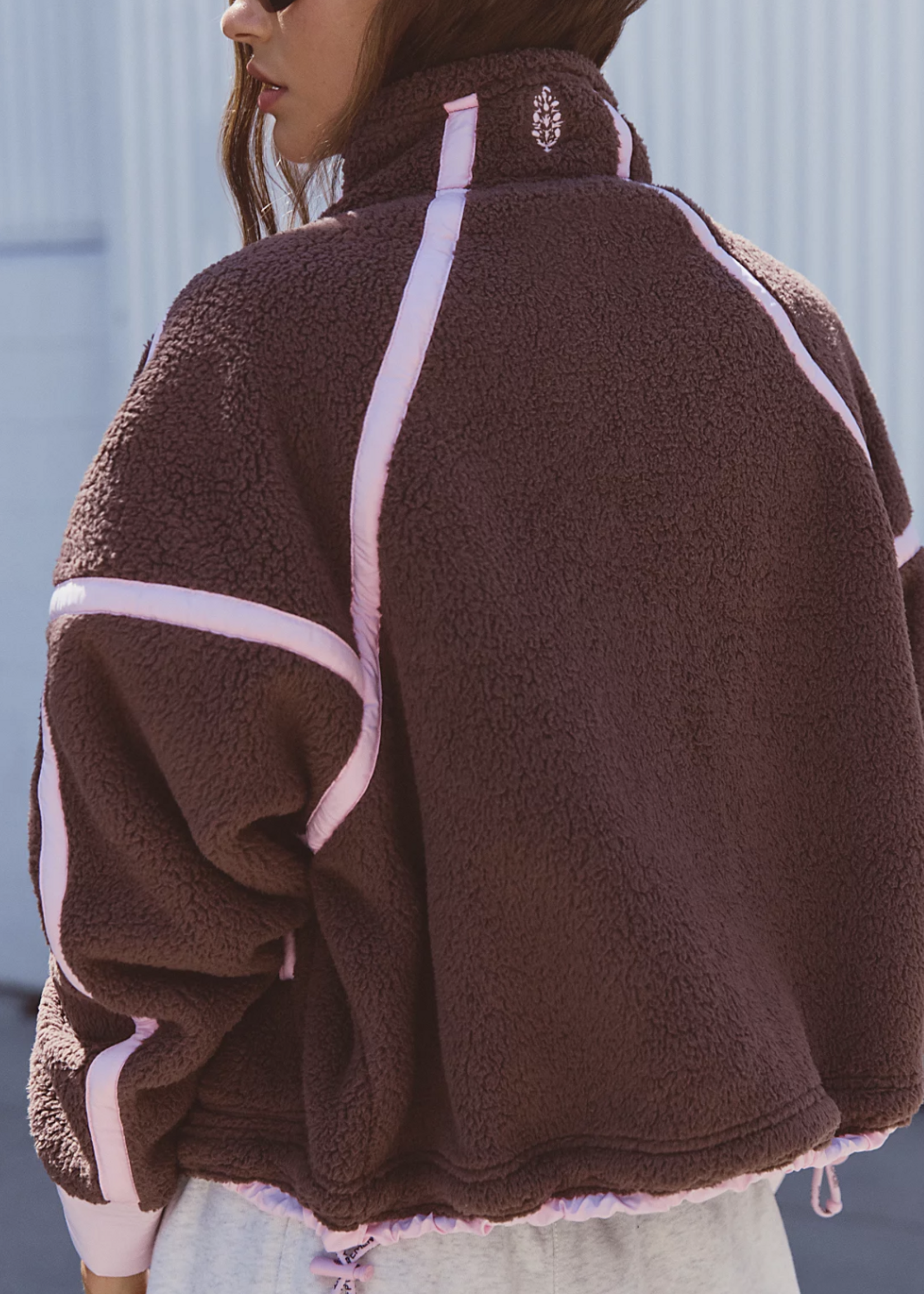 Free People Mountain High Jacket Truffle Powder