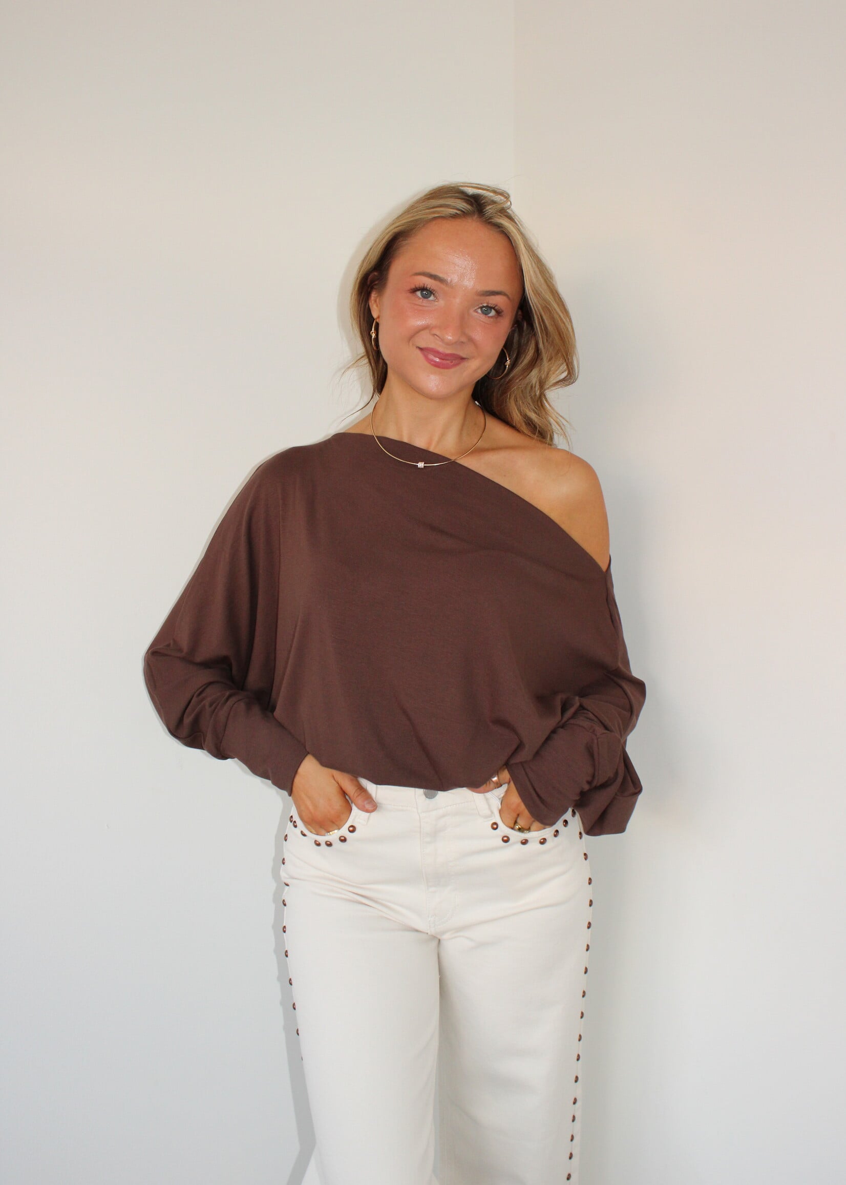 Opal Off Shoulder Jersey Top