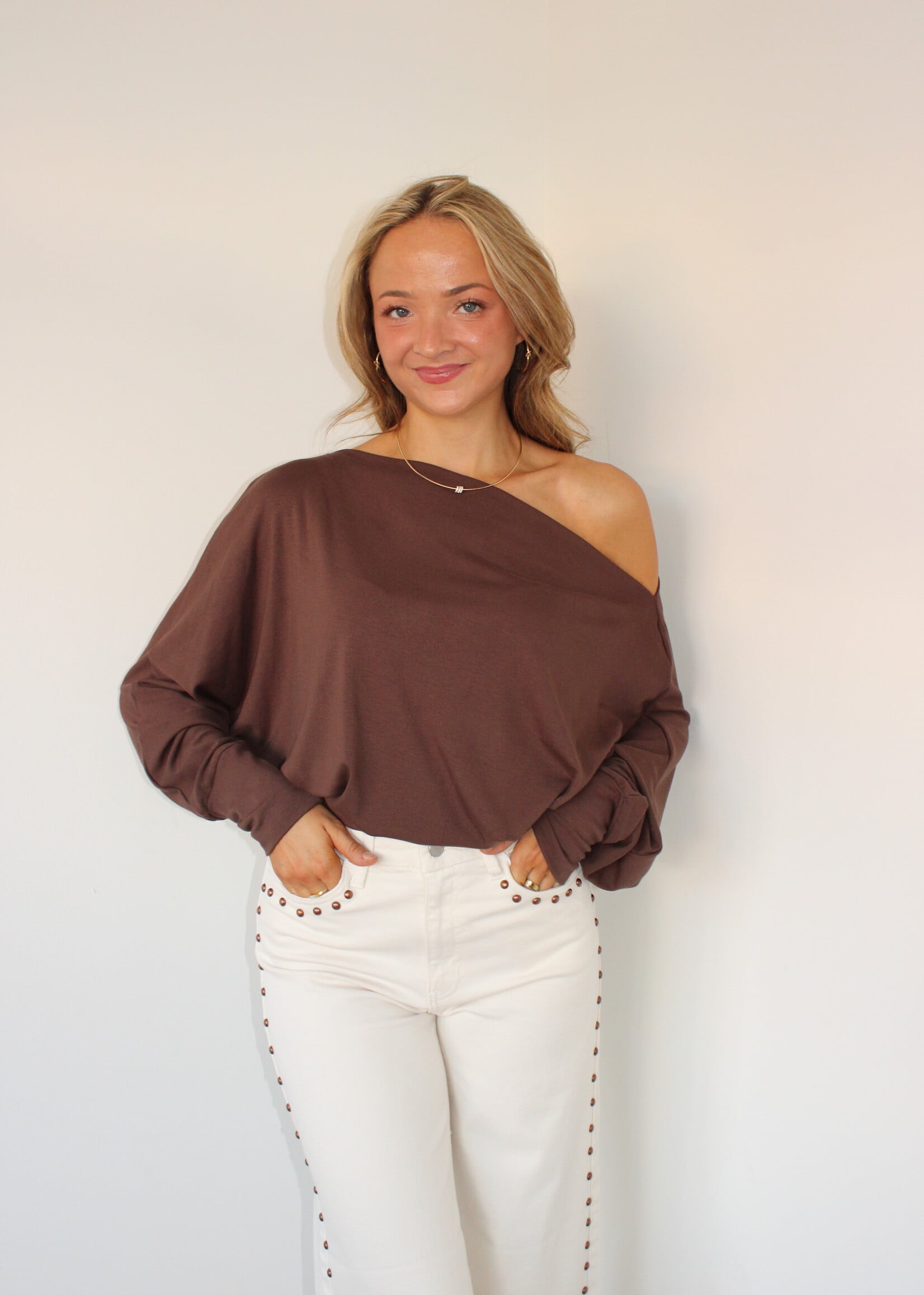 Opal Off Shoulder Jersey Top