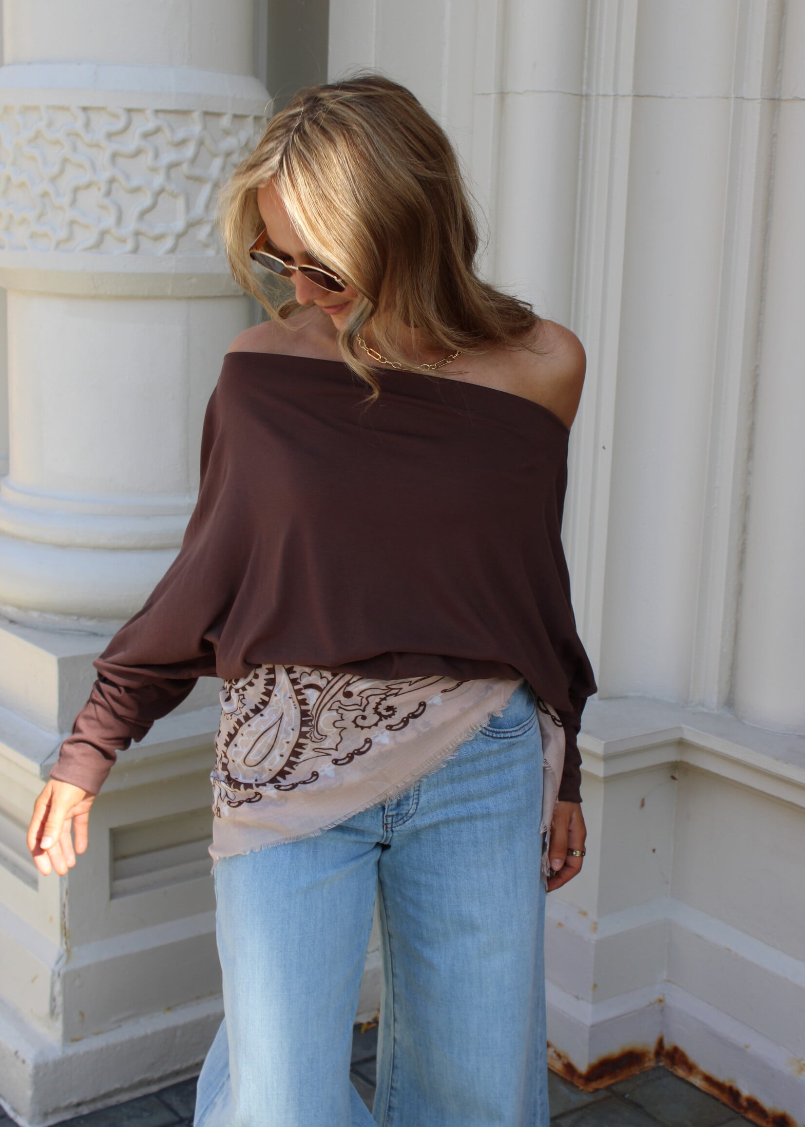Opal Off Shoulder Jersey Top