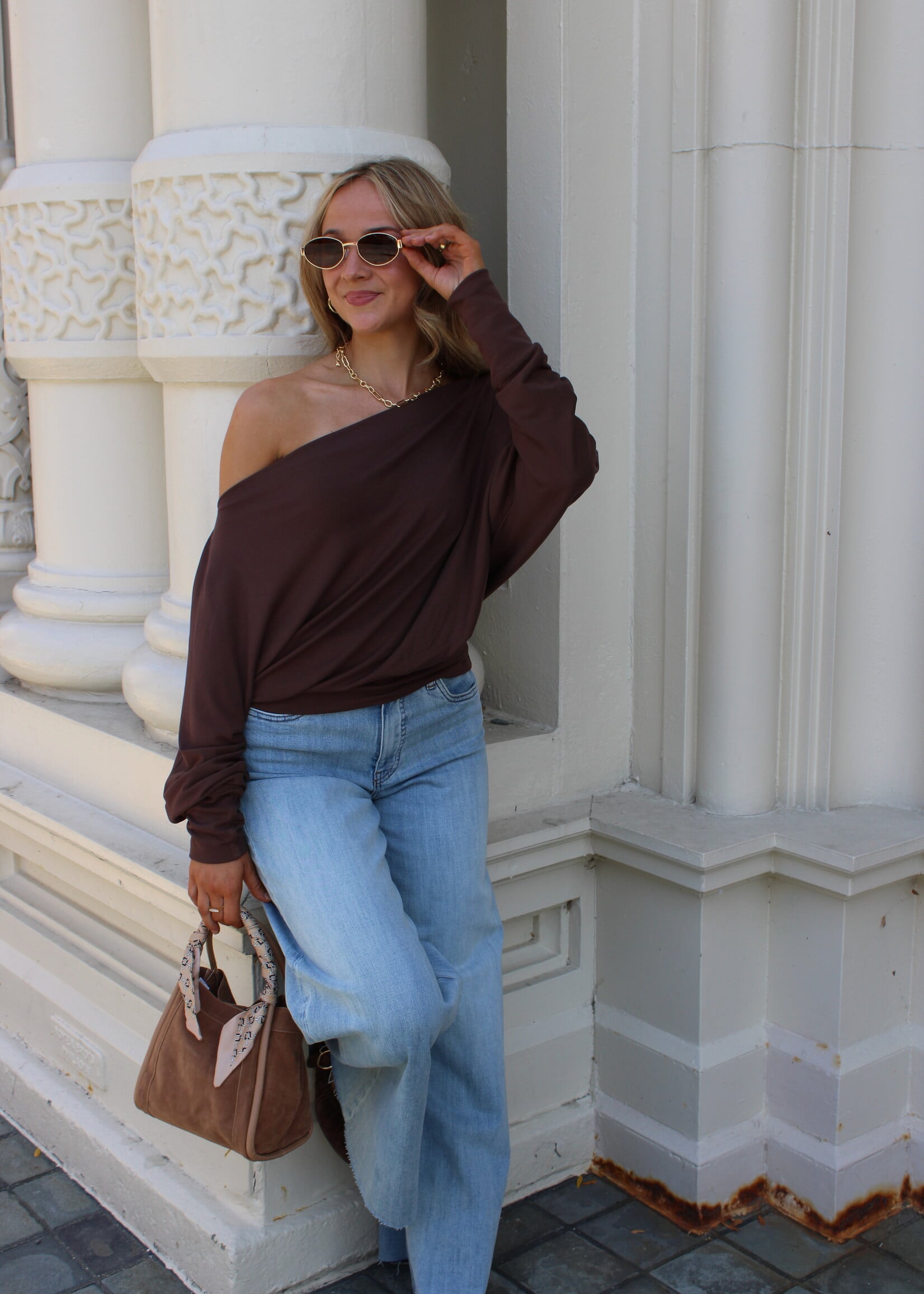 Opal Off Shoulder Jersey Top