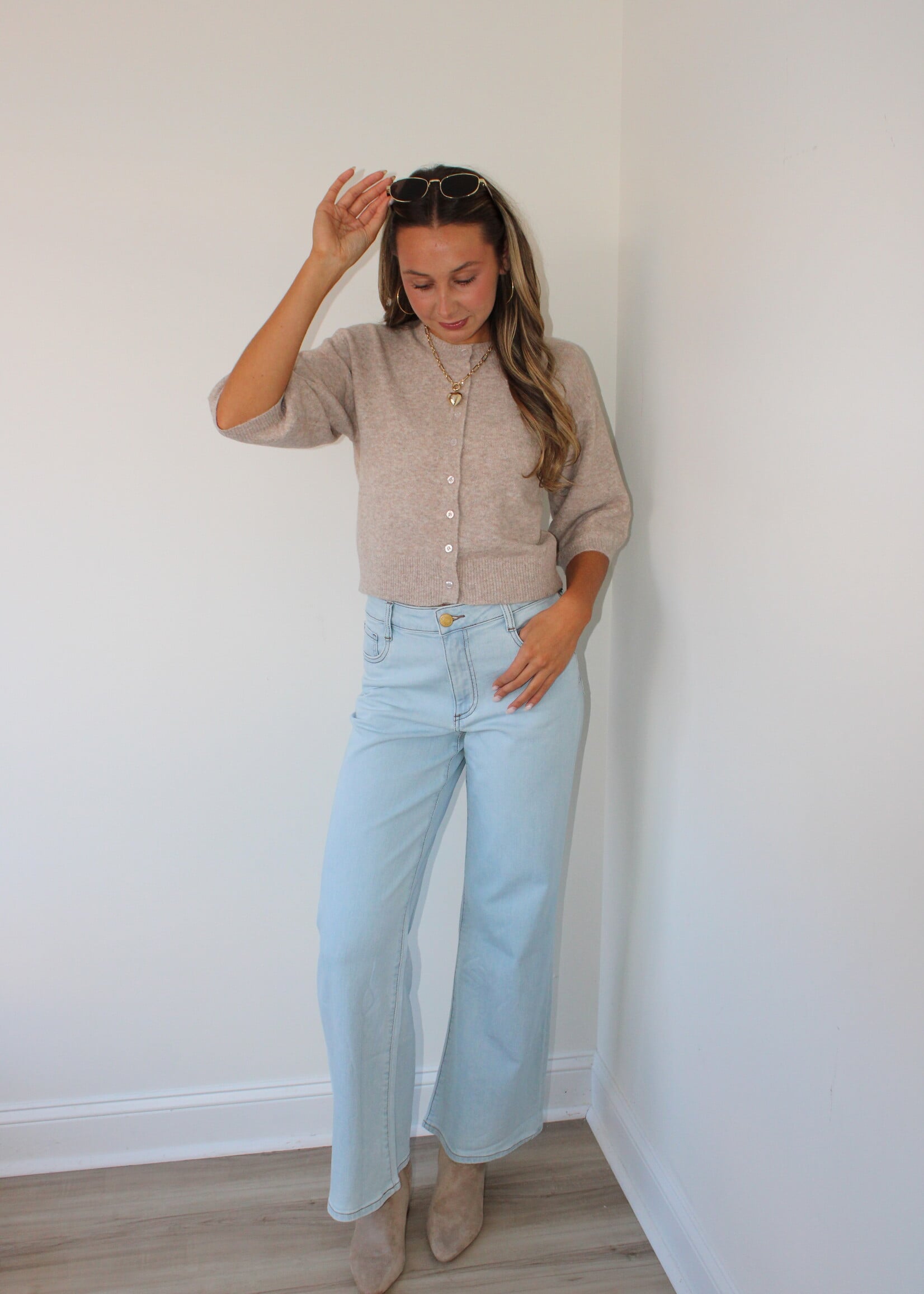 Maya High Rise Wide Leg Jeans