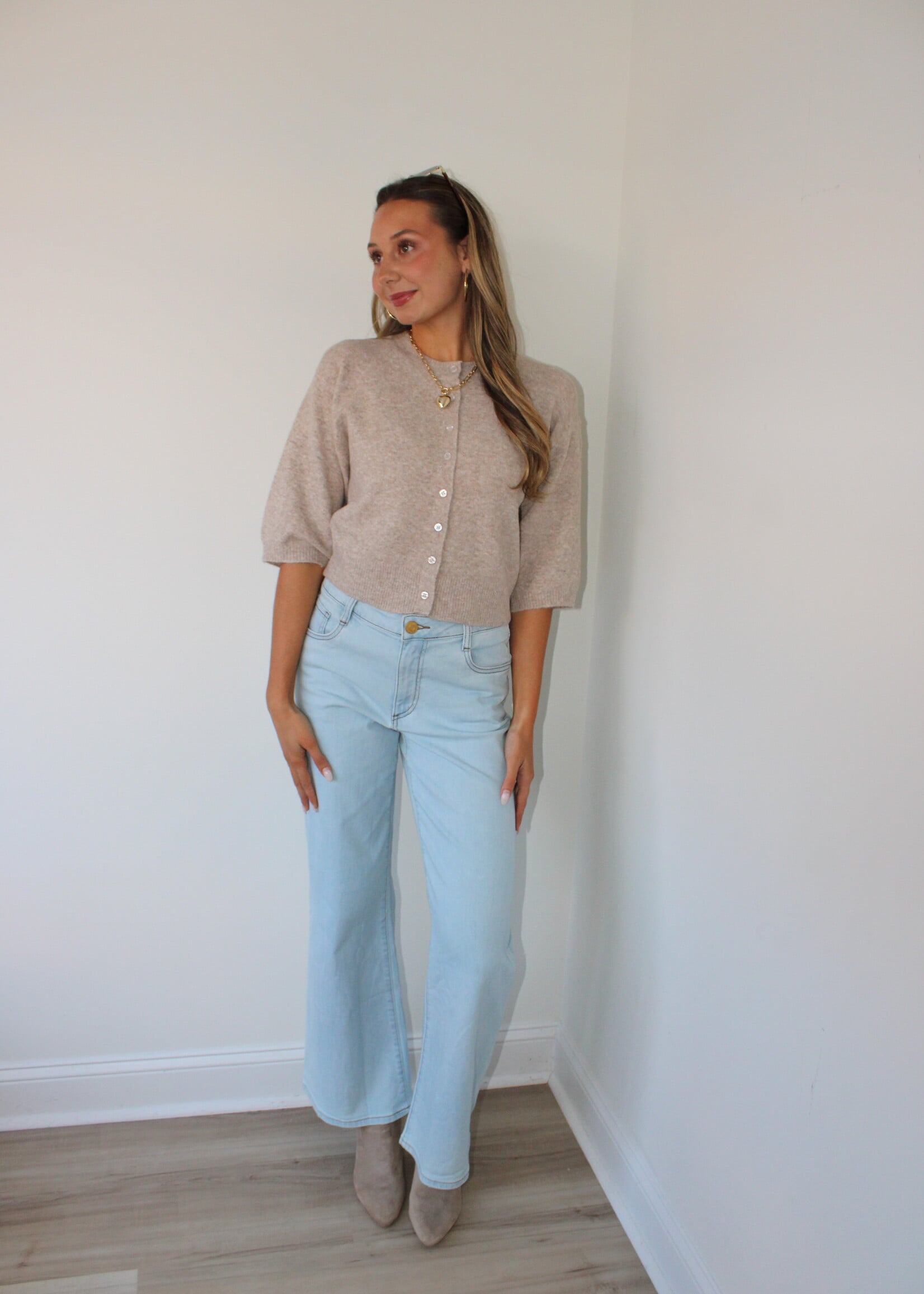Maya High Rise Wide Leg Jeans
