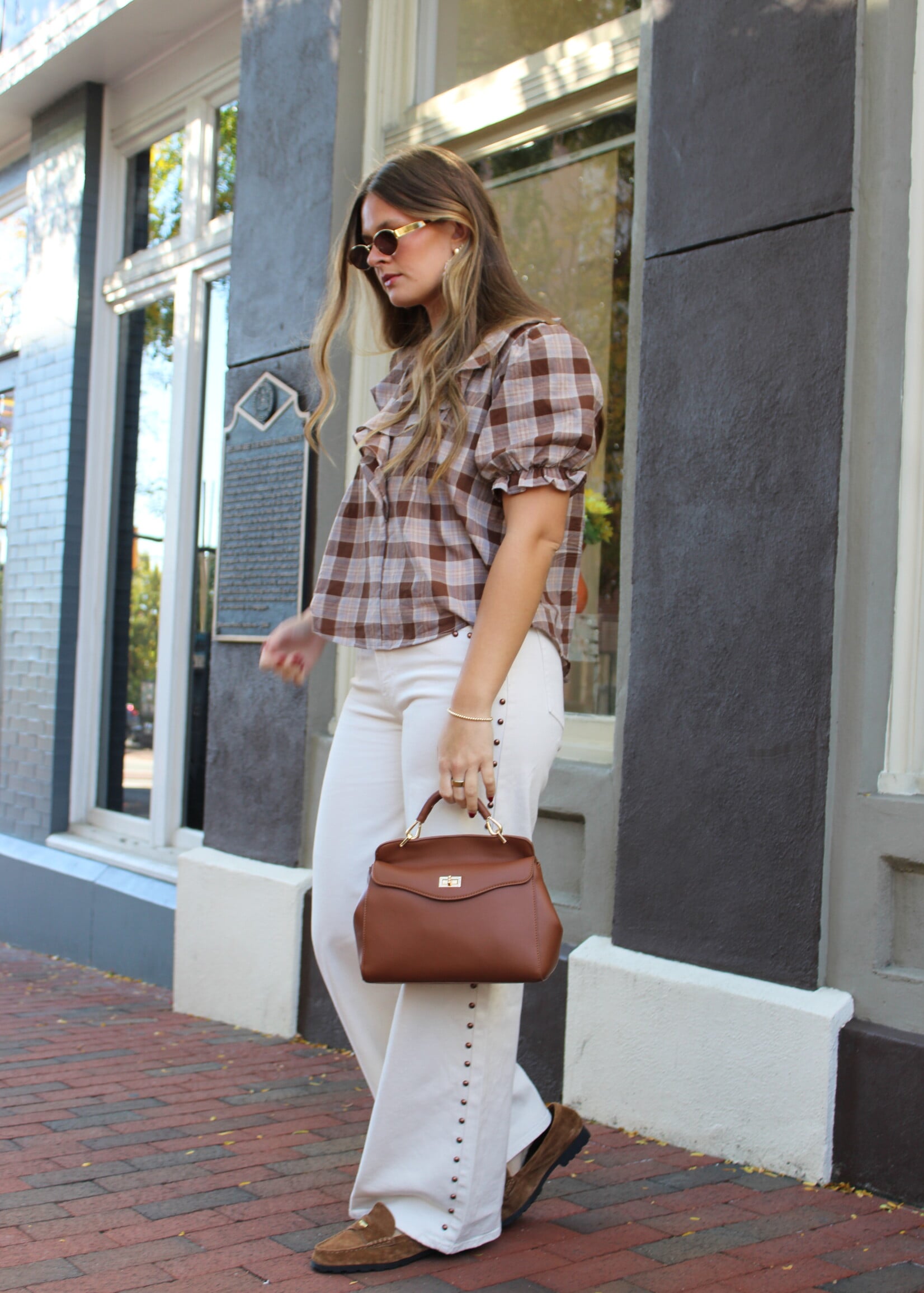 Breeze Studded Wide Leg Jean
