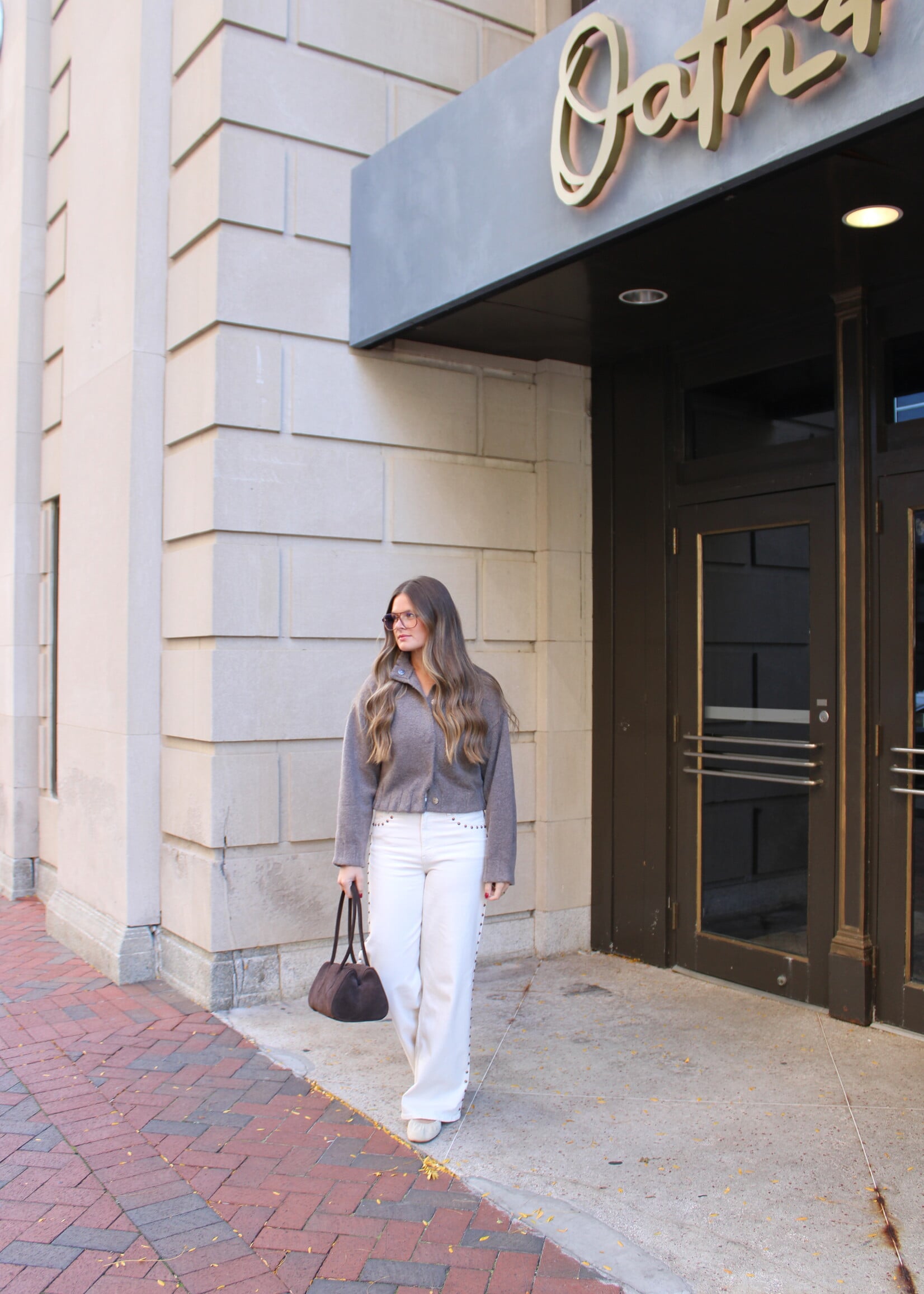 Breeze Studded Wide Leg Jean
