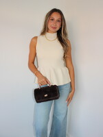 Paris Sleeveless High Neck Top