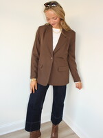 Carmella Single-Button Blazer