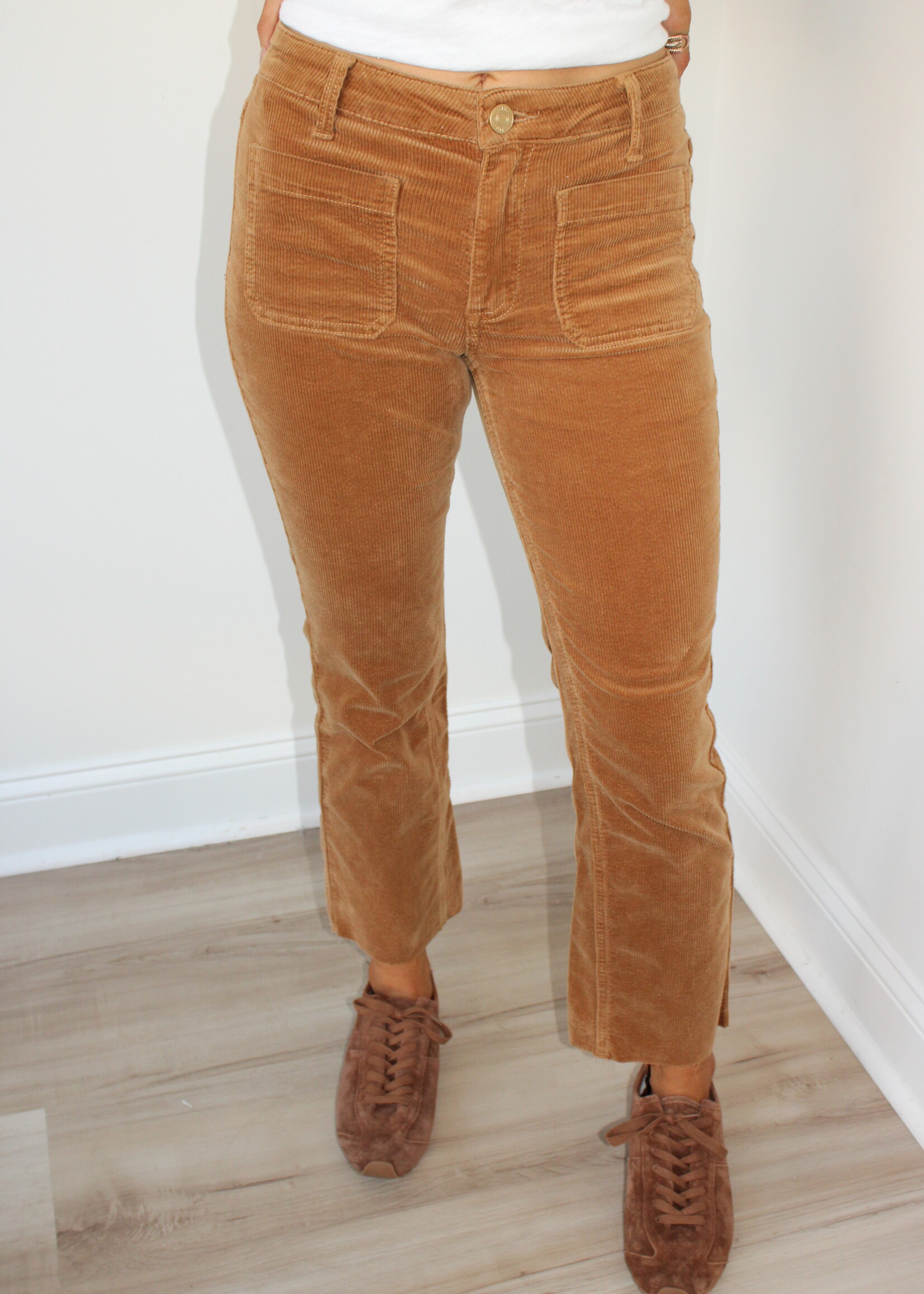Kelsey High Rise Fab Ab Camel