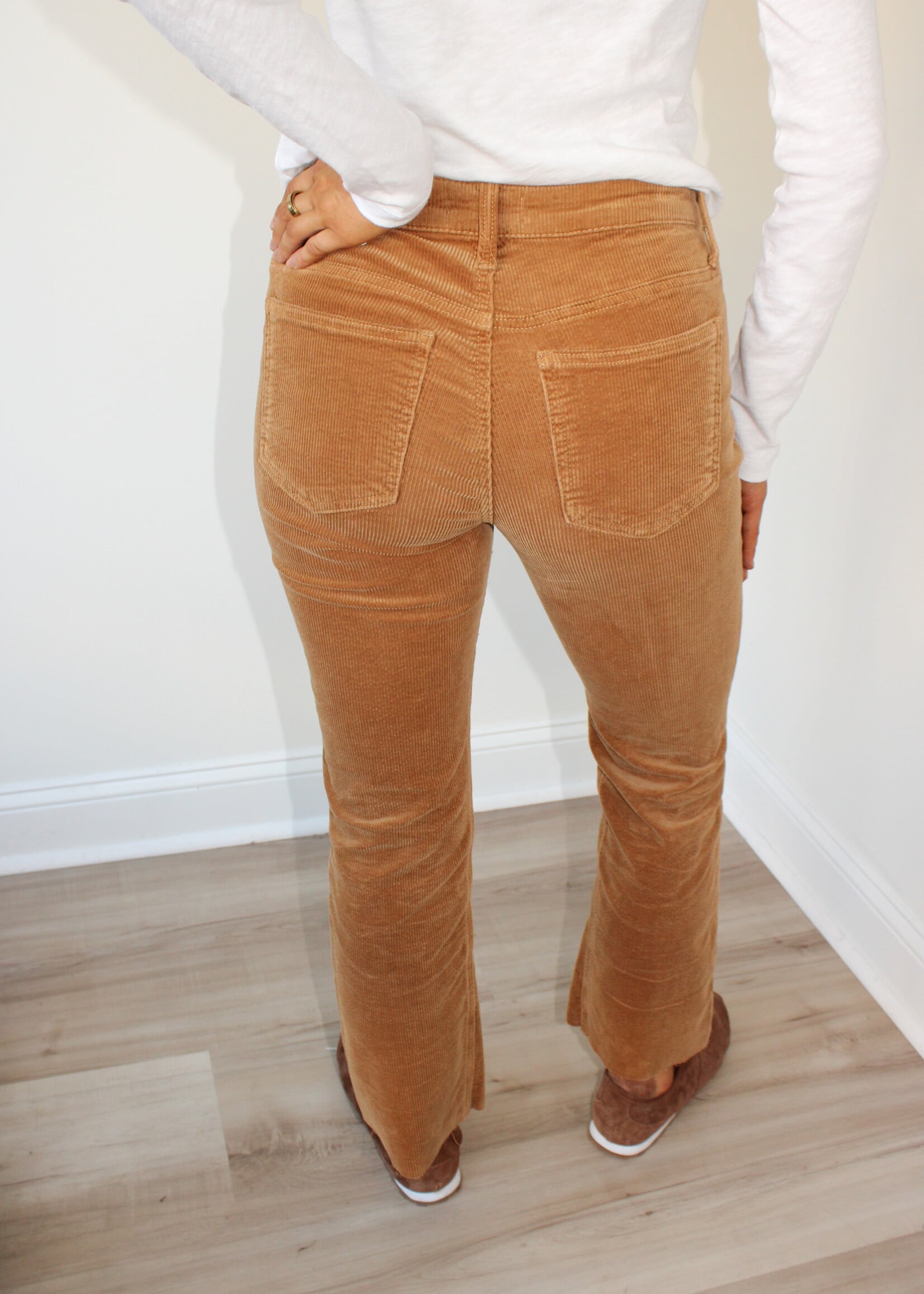 Kelsey High Rise Fab Ab Camel