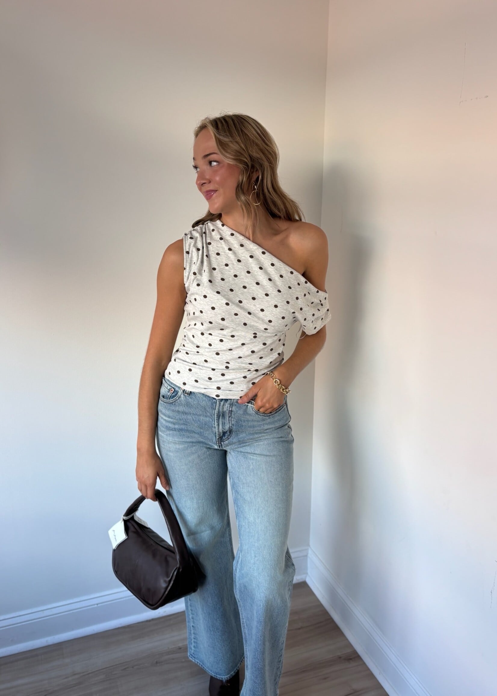 Daisey Polka Dot Top