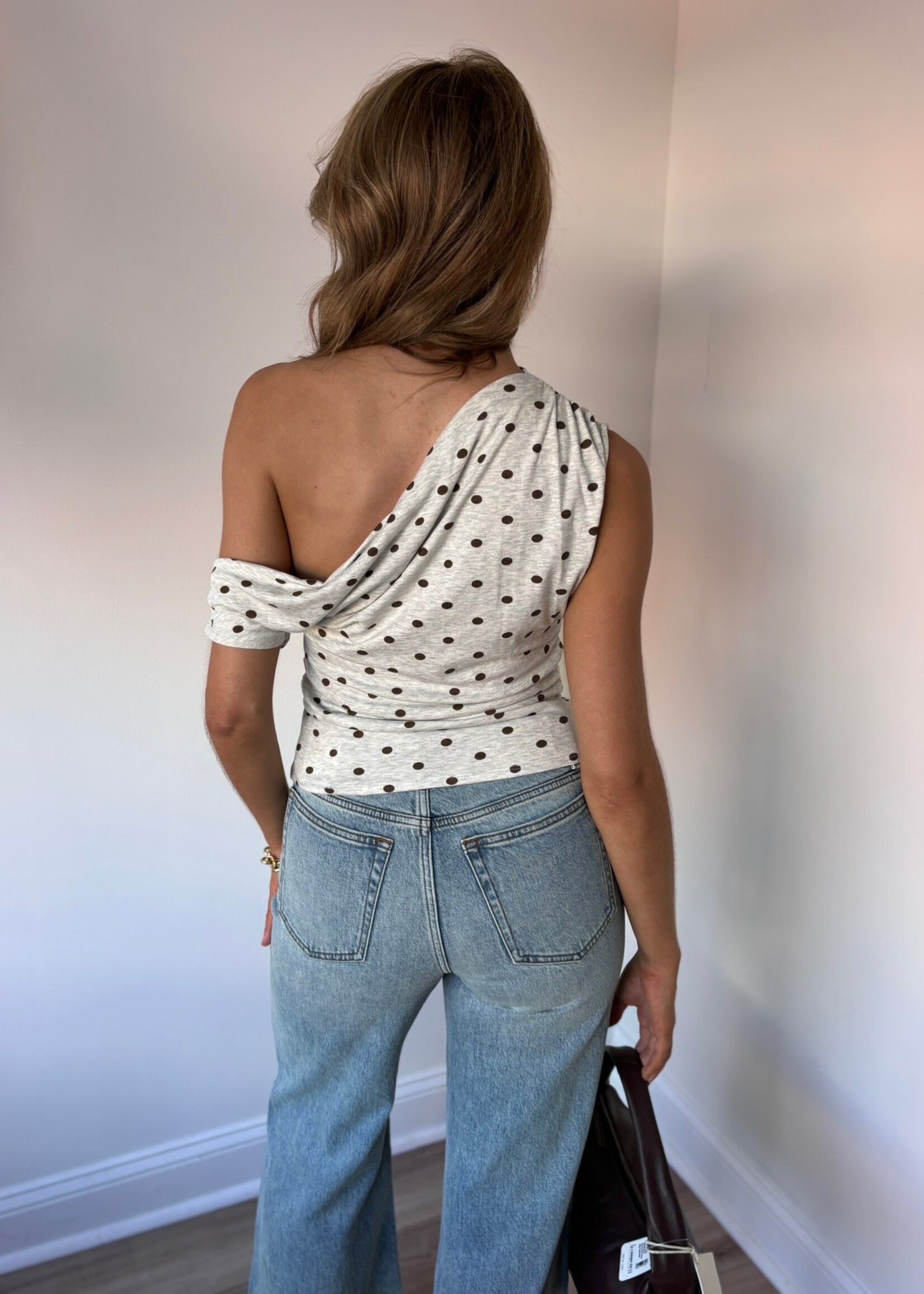 Daisey Polka Dot Top