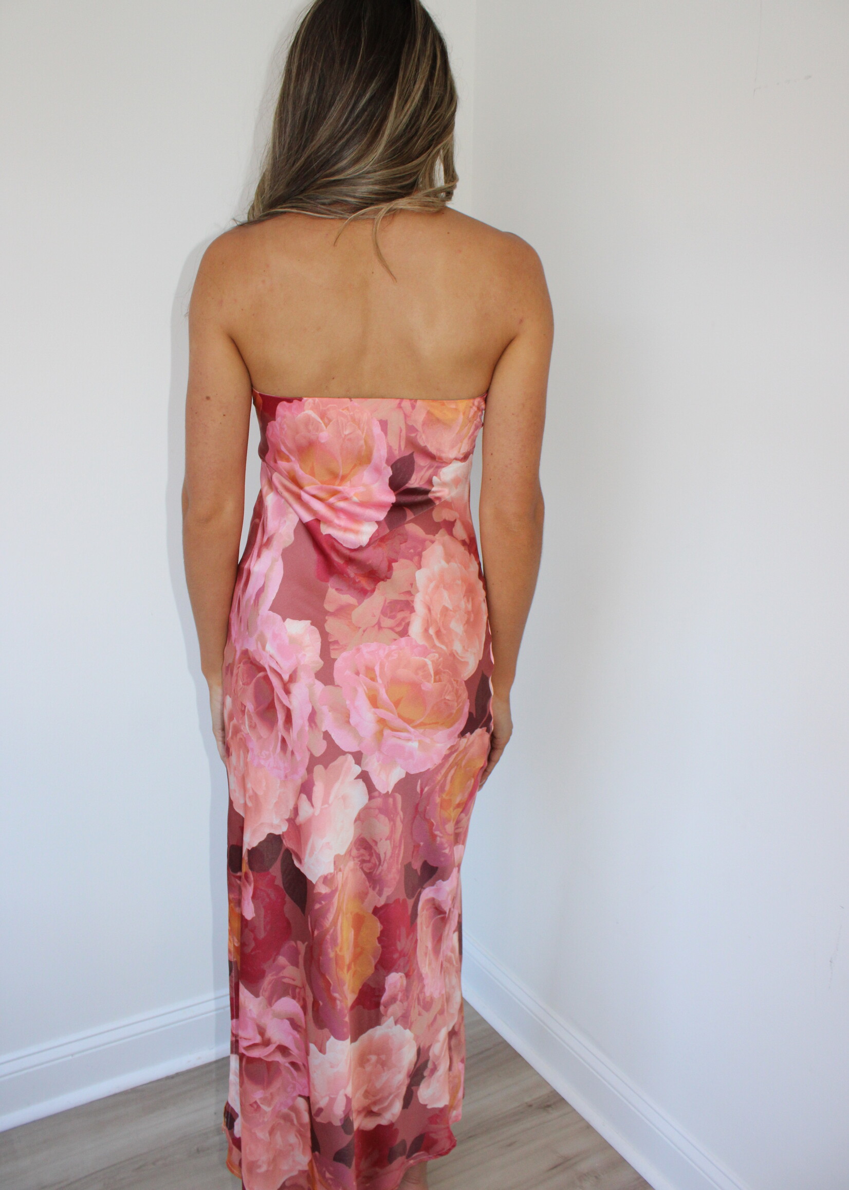 Kinsale Floral Strapless Dress