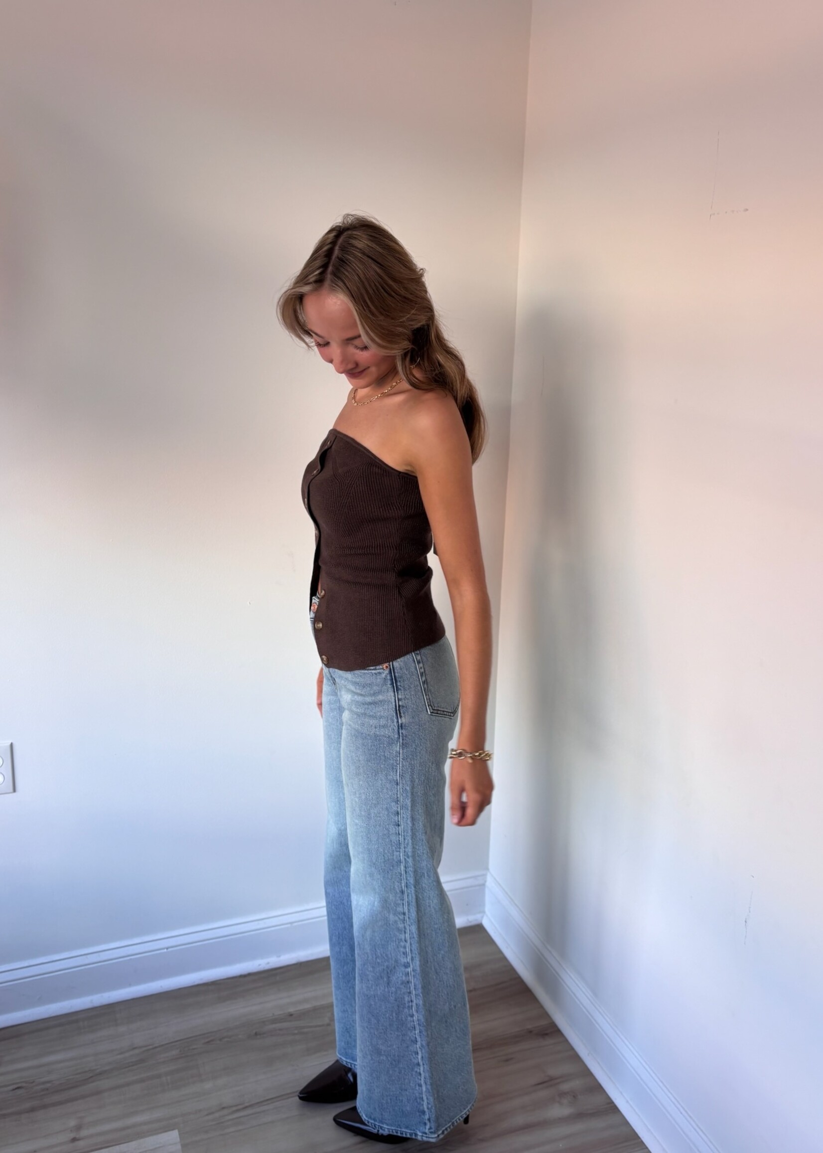 Trudy Ribbed Tube Top
