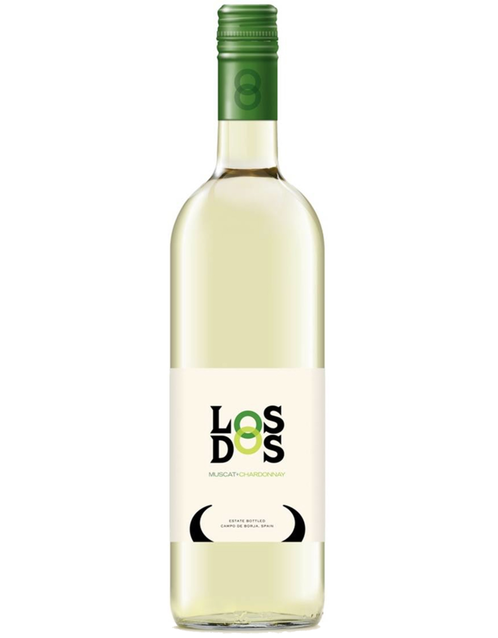 White Wine 2014, Los Dos, Muscat-Chardonnay Blend, Campo de Borja, Aragon, Spain, 13% Alc, TW89