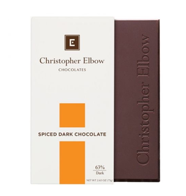 Chocolates Christopher Elbow, Dark Spice Bar