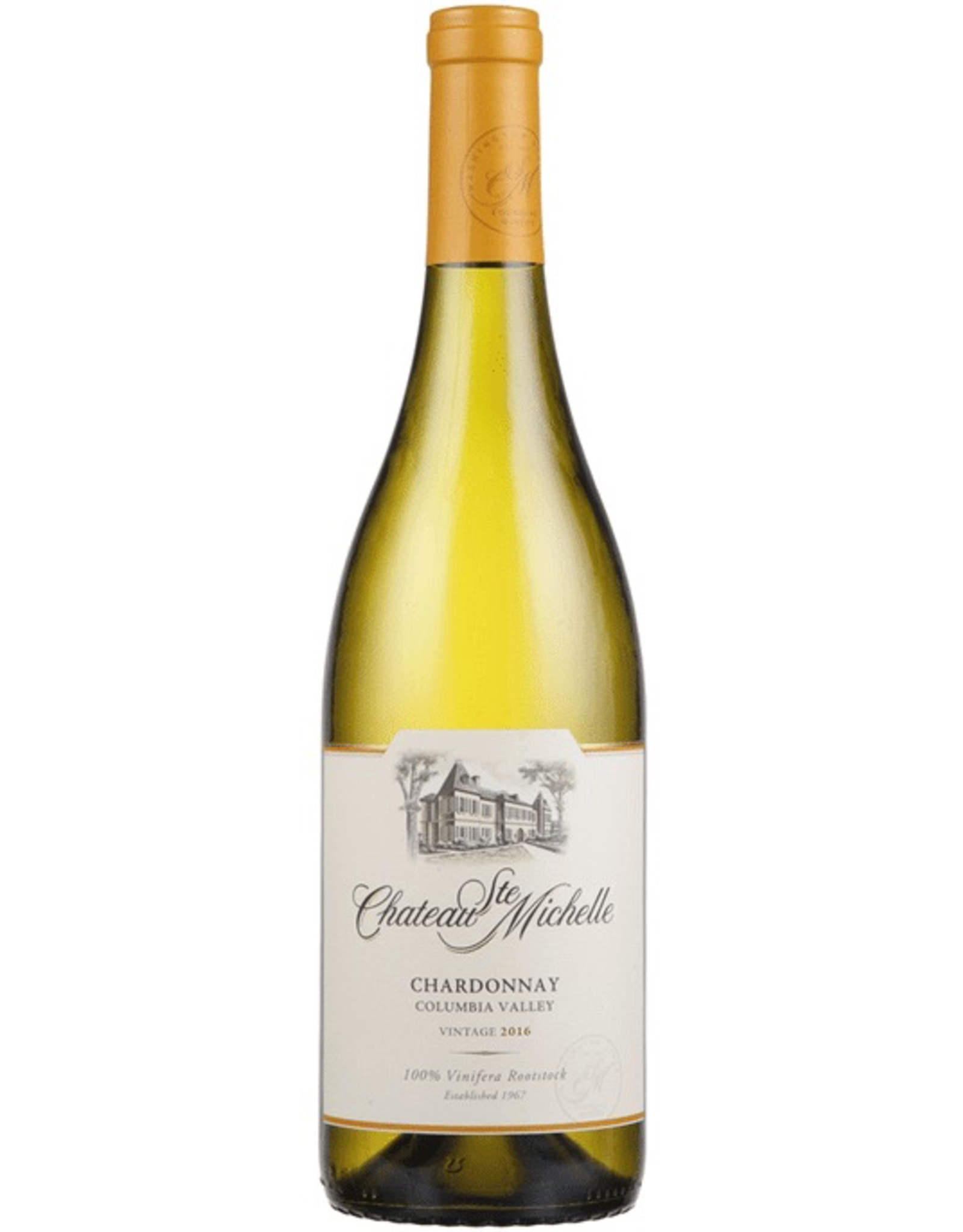 White Wine 2017, Chateau Ste. Michelle, Chardonnay, Multi AVA, Columbia Valley, Washington, 14% Alc, CT 85.5