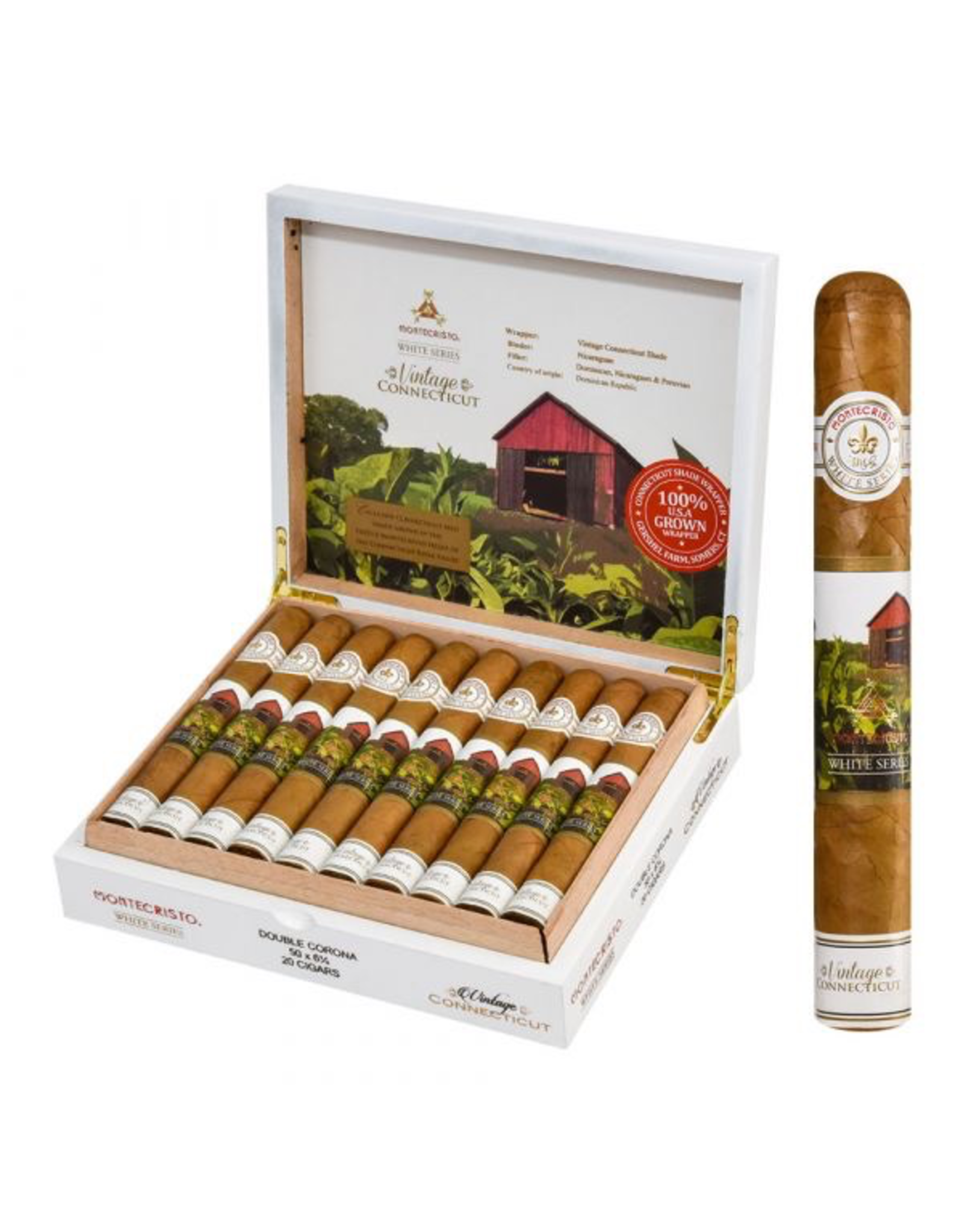 Cigars CIGAR - Montecristo VINTAGE White Connecticut Doubble Corona