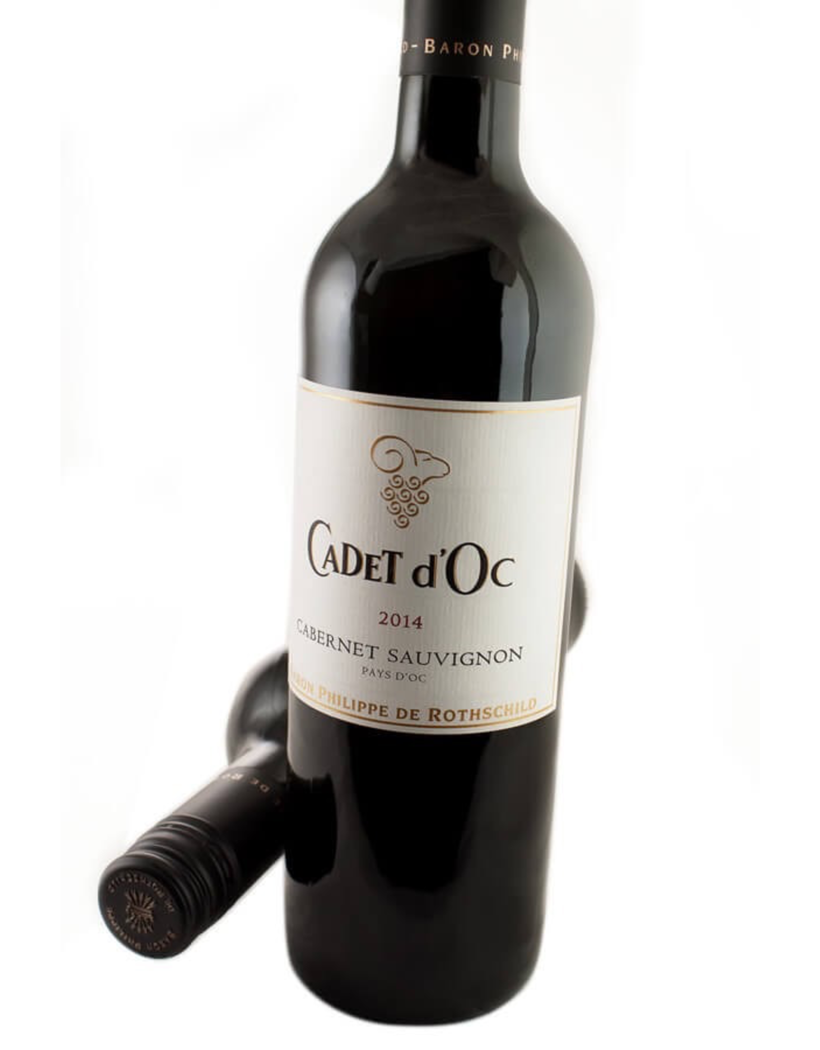 Red Wine 2014, Cadet d’Oc by Baron Philipe de Rothschild, Cabernet Sauvignon, Pays D’OC, Languedoc Roussillon, Sud De France, 13% Alc, CTnr, TW92