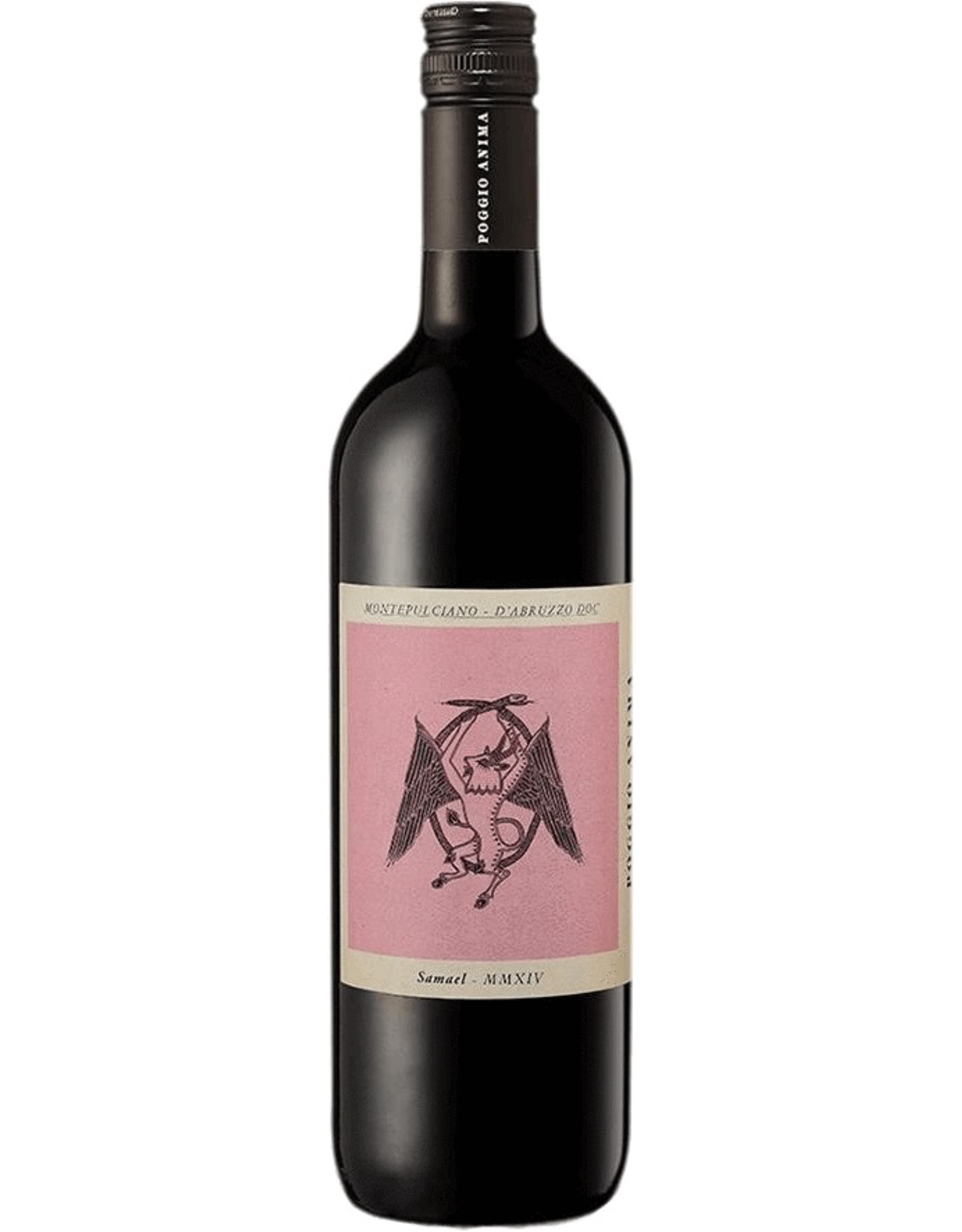 Red Wine 2018, Poggio Anima SAMAEL, Montepulciano d’Abruzzop, Abruzzo, Tuscany, Italy, 13% Alc, TW90