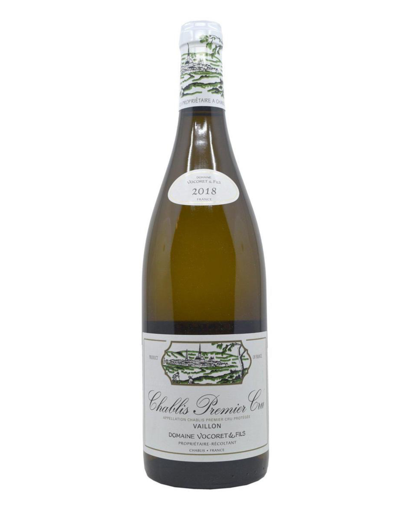 White Wine 2018, Domaine Vocret & Fils  Chablis, Chardonnay, Bourgogne, Chablis, France, 12.5% Alc, CTnr