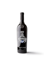 Red Wine NV, 2021 TAMPA BAY LIGHTNING Champions Etched Bottle ~ Limited Edition, Multi-regional Blend, Mutliple AVA, California, 13.5% Alc, CTnr