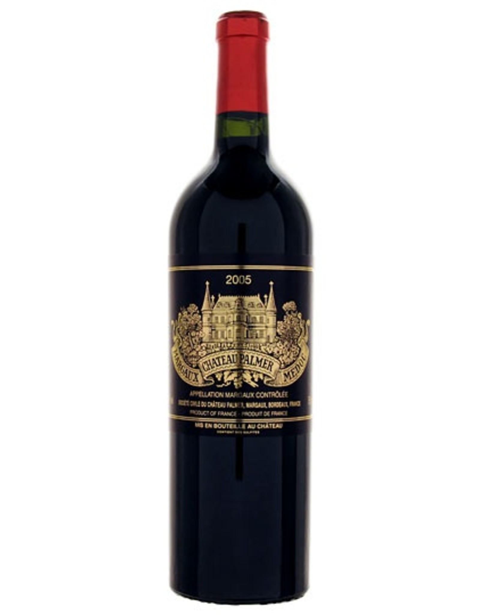 Red Wine 2005, Chateau Palmer 3rd Growth, Red Bordeaux Blend, Margaux, Bordeaux, France, 14% Alc, CT95, RP 97