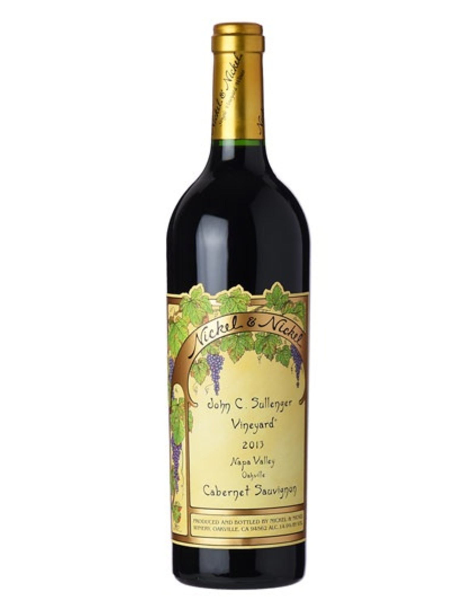 Red Wine 2014, Nickel & Nickel John C. Sullenger, Cabernet Sauvignon, Oakville, Napa Valley, California, 14.9% Alc, CT90, WW94 WE94