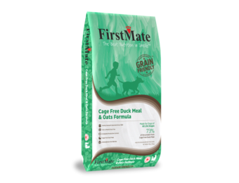 FirstMate Grain Friendly Cage Free Duck & Oats Dog 25 lb