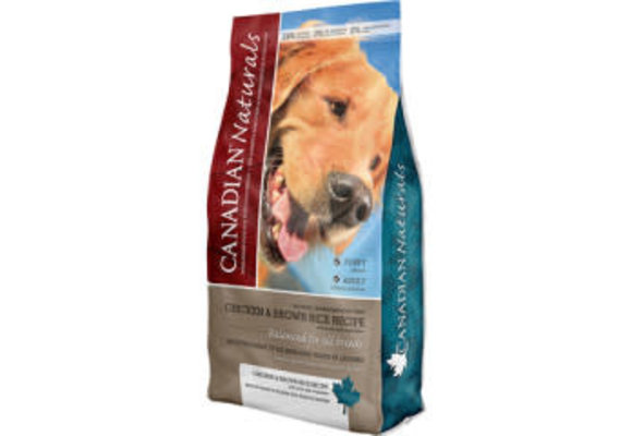 Canadian Naturals Chicken & Brown Rice Dog 30 lb