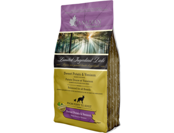 Canadian Naturals GF LID Venison & Sweet Potato Dog 25 lb
