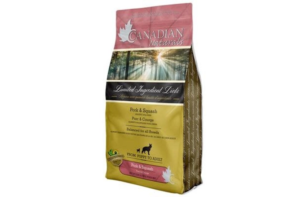 Canadian Naturals GFree Pork & Butternut Squash Dog 12lb
