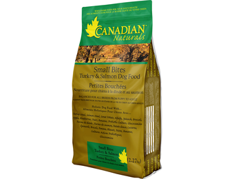 Canadian Naturals Turkey & Salmon Small Bites Dog 5 lb