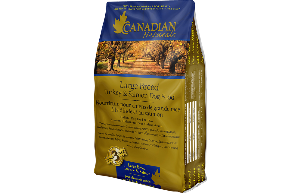 Canadian Naturals Turkey & Salmon Large Breed Dog 15 lb