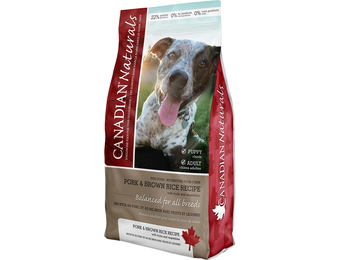 Canadian Naturals Pork & Brown Rice Dog 5 lb