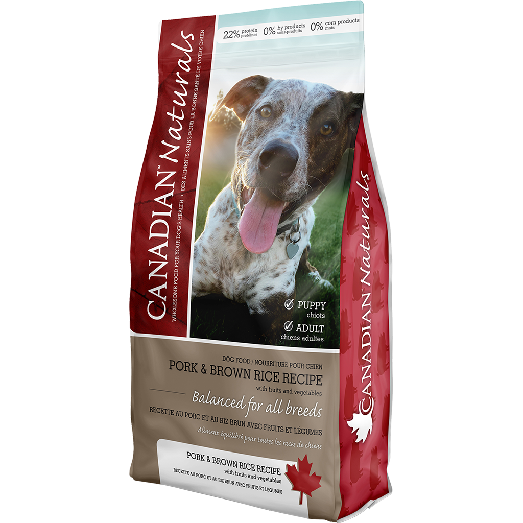 Canadian Naturals Pork & Brown Rice Dog 5 lb