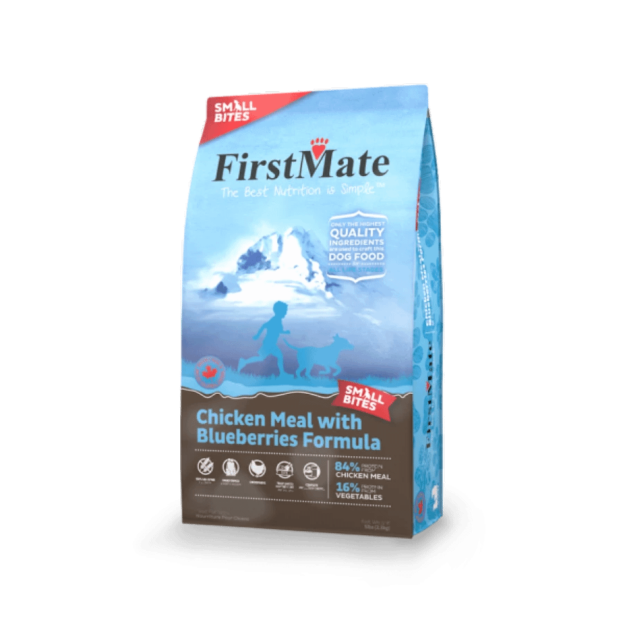 FirstMate GF LID Chicken & Blueberries Small Bites Dog 12 lb