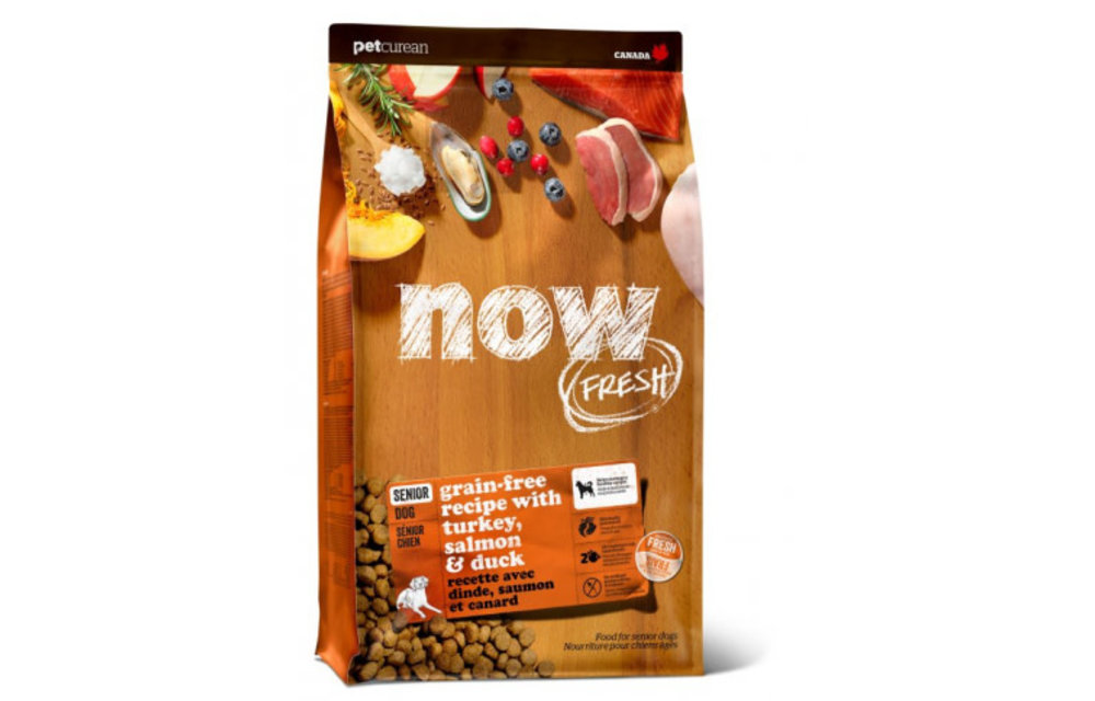 DNOW Fresh GF Turkey/Salmon & Duck Senior Dog 12 lb