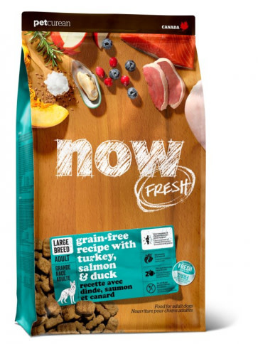 Now Fresh GF Turkey/Salmon & Duck Lrg Breed Adult Dog 25 lb