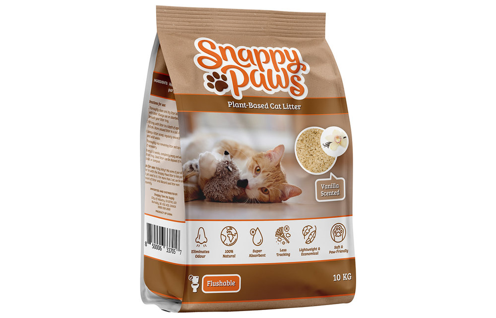Snappy Paws Vanilla Scent 22LB