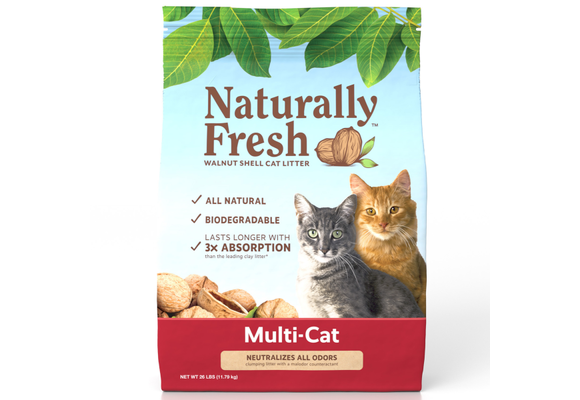 Naturally Fresh Multicat Unscented Litter 26 lb
