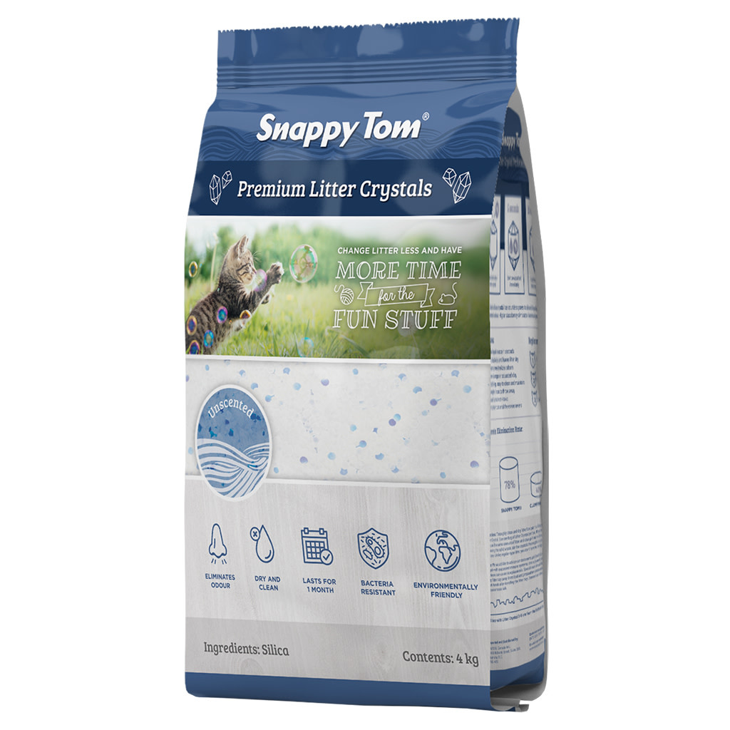 Snappy Tom Crystal Litter Natural Scent 4 kg