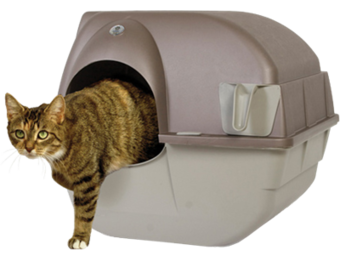 Omega Paw Roll' N Clean Self Cleaning Litter Box 20"x17.5"x16"