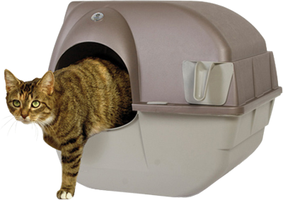 Omega Paw Roll' N Clean Self Cleaning Litter Box 20"x17.5"x16"