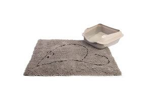 DGS Litter Catcher Mat Gray Large 35"x26"