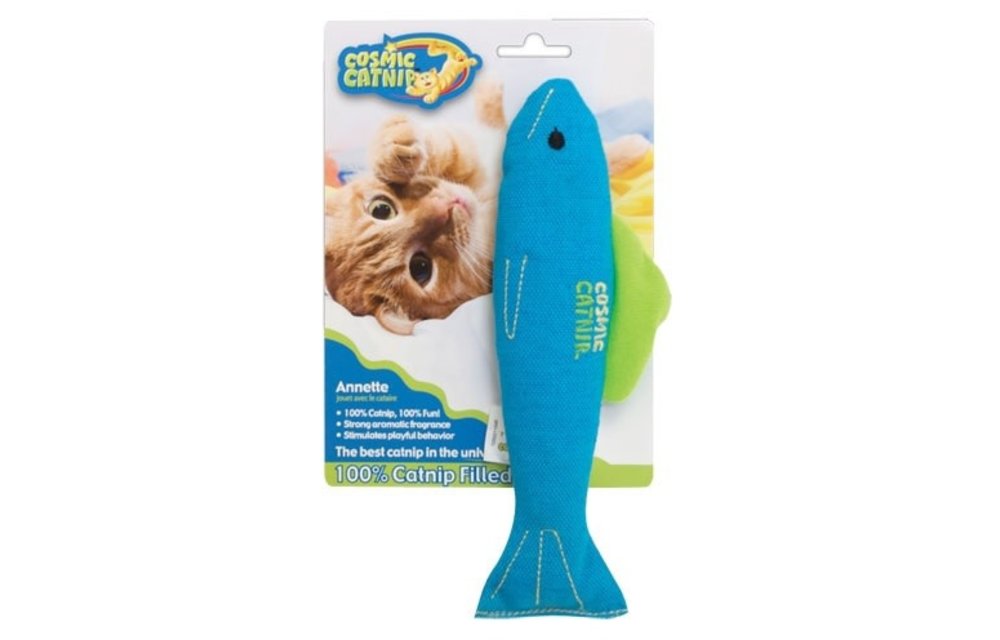 OurPets Cosmic Fish Annette Catnip Toy